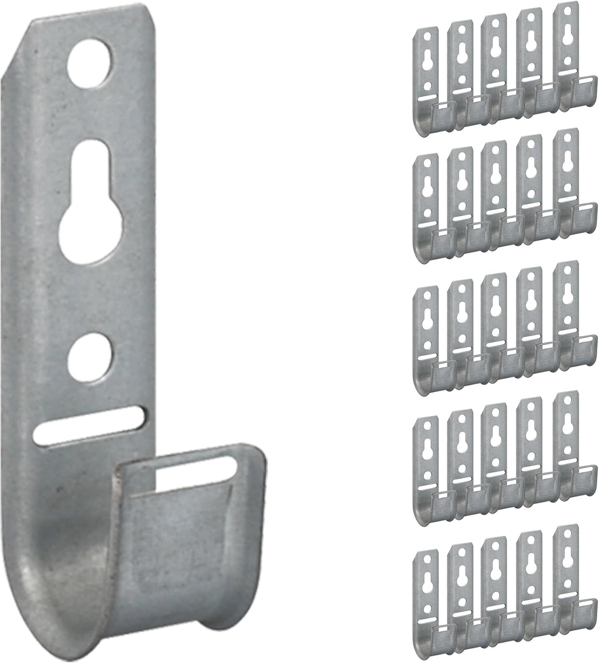 ICC 3/4-Inch Wall Mount J Hook Cable Management, Without Clip, 25-Pack