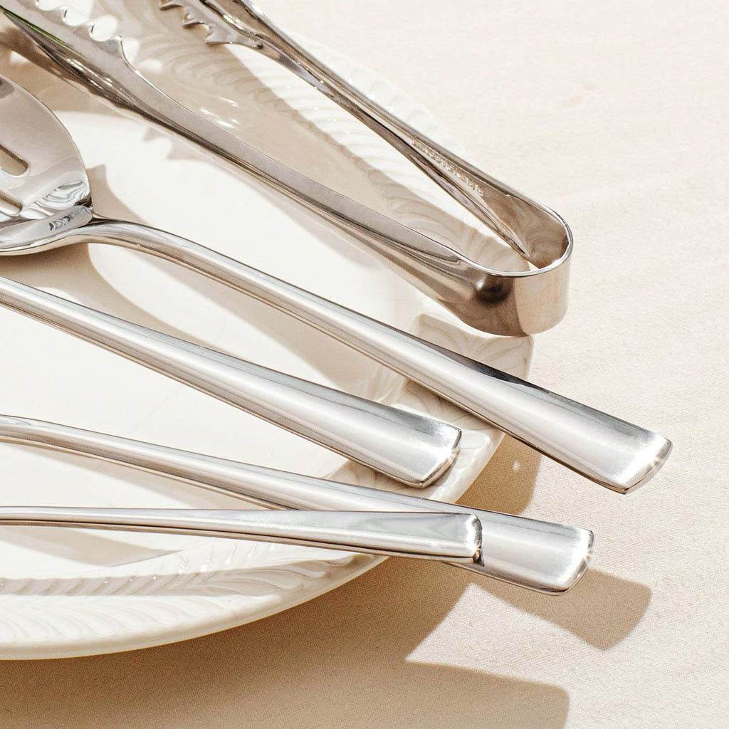 10 Piece 18/10 Serving Utensils Set, Stainless Steel Serving Set