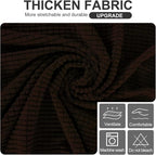 U-NICE HOME Stretch Futon Cover Armless Bed Slipcover - Image 5