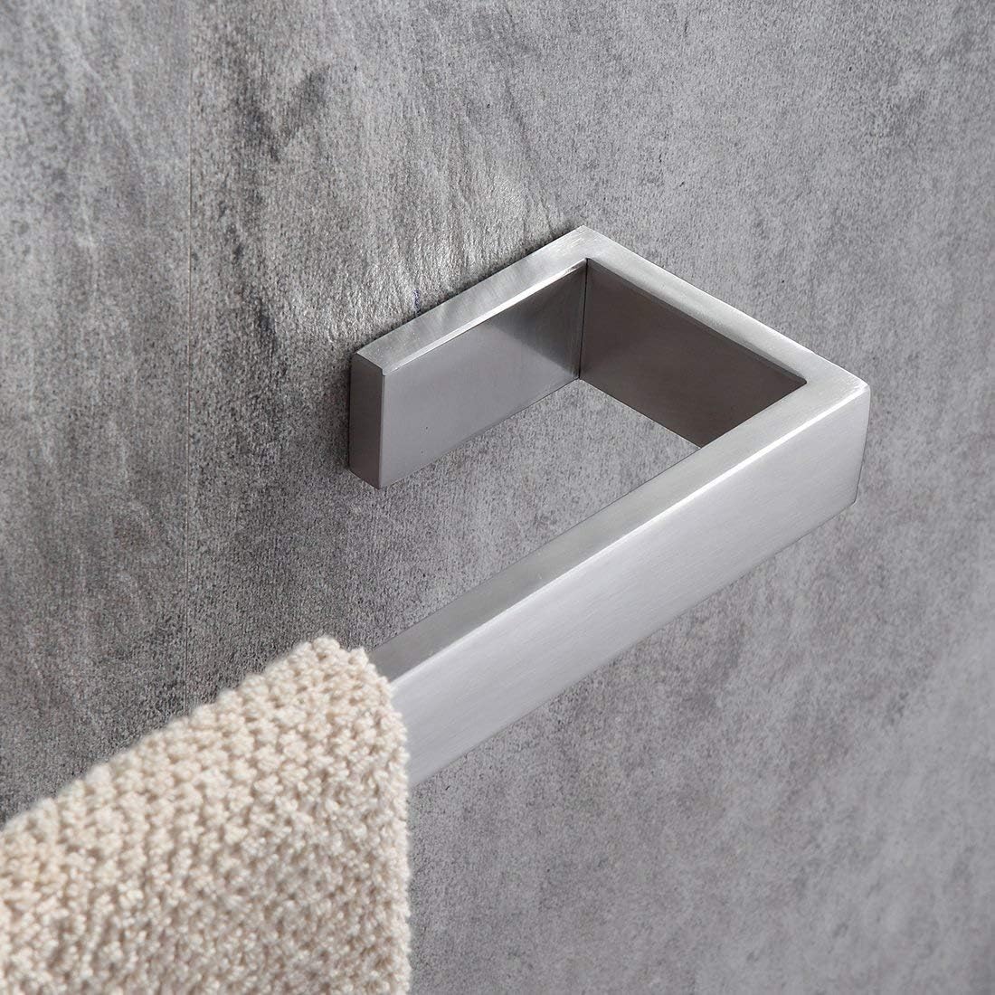 Fapully Four Piece Bathroom Accessories Set Stainless Steel Brushed Nickel