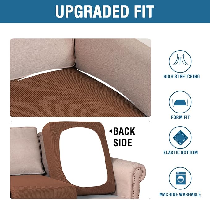 H.VERSAILTEX Super Stretch Individual Seat & Couch Cover Sets - Image 5