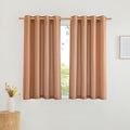 NICETOWN Thick Linen Burnt Orange Curtains by NICETOWN
