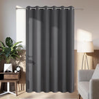 Joydeco Blackout Patio Sliding Door Curtains 84 Inches Long, Grommet Privacy by JOYDECO