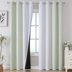Estelar Textiler Blackout Curtains 102 Inches Long 2 Panels by ESTELARTEXTILER