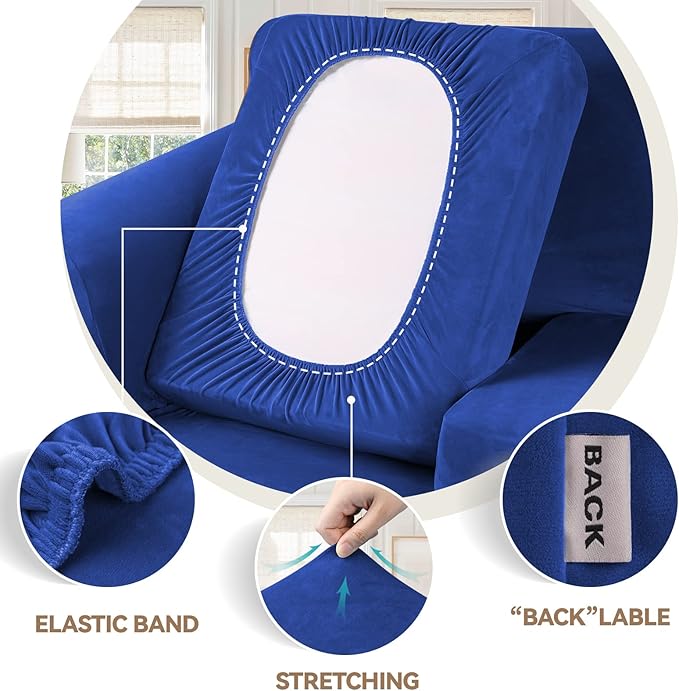 WEERRW 4 Pieces High Stretch Couch Covers - Image 3