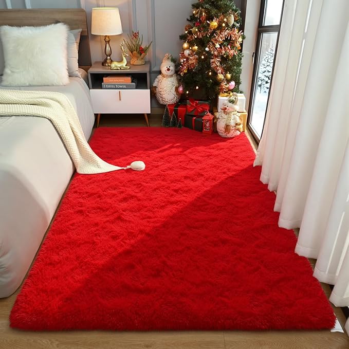 Amearea Premium Soft Fluffy Rug Modern Shag Carpet, 9x12 Feet, Fuzzy Shaggy Rugs - Image 4