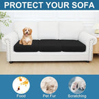 Smiry Printed Couch Cushion Covers, Stretch Soft Couch Covers - Image 7