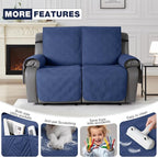 TAOCOCO 100% Waterproof Loveseat Recliner Covers 2 Seater, Split Loveseat Covers - Image 6