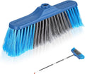 Threaded Broom Head Replacement, Soft Bristles for Household Floor Cleaning