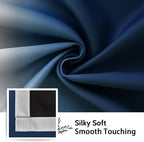 SimpleHome Blue Ombre 100% Blackout Curtains - Image 6