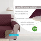 U-NICE HOME Reversible Sofa Cover Couch Cover - Image 4
