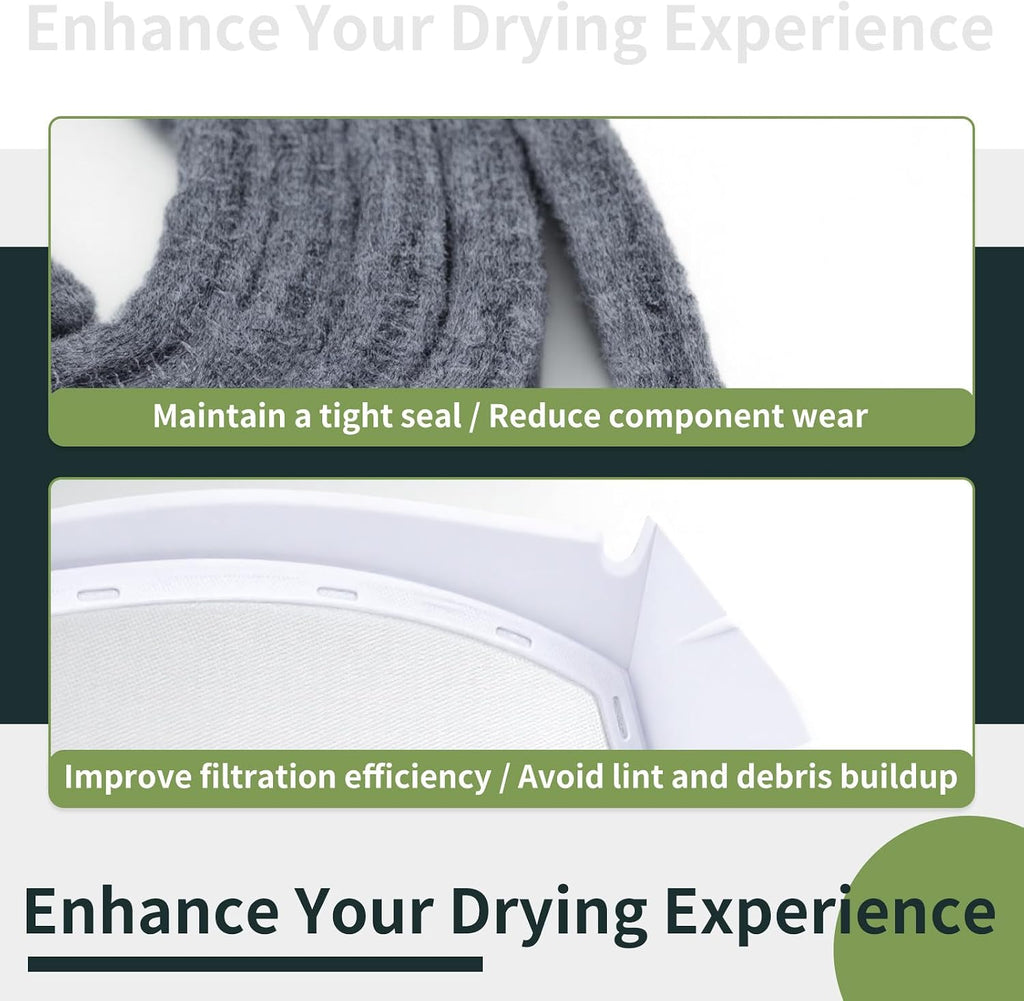 WE49X20697 Dryer Repair & Maintenance Kit Compatible with GE Select Dryers, Include WE18X25100 Lint Filter WE3M26 Bearing WE12X83 Idler Pulley WE12M29 Drive Belt Felt Seal and Glide Slides