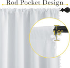 NICETOWN Pom Poms Trimming Blackout Curtains, Farmhouse Blackout Window - Image 3