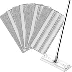 8 Pack Mop Replacement Pads Compatible with Joymoop Flat Mop