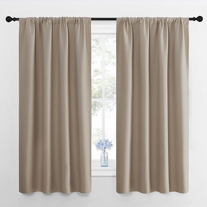 NICETOWN RV Blackout Curtains for Camper Windows, Short Blackout Curtains & by NICETOWN