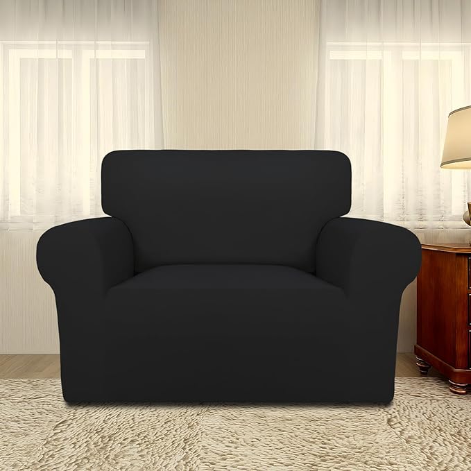 PureFit Super Stretch Sofa Slipcover – Spandex Non Slip Soft Couch Sofa Cover - Image 2