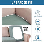 H.VERSAILTEX High Stretch Couch Cushion Covers, Chair Sofa Seat Slipcovers - Image 7