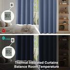 Simplebrand Ava Denim Blackout Curtains - Image 6
