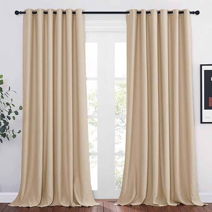 NICETOWN Room Darkening Grommet Curtain Panels by NICETOWN