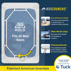 Sheet Holder Straps - Heavy Duty Gripper Clips - Strengthened Parachute Cord - 360 Degree Bed Sheet Tightener - Strongest and Effective Extender - Fits All Mattress Sizes