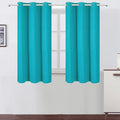 LEMOMO Teal Blackout Curtains 34 x 54 Inch Length/Set of 2 Curtain by Lemomo