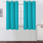 LEMOMO Teal Blackout Curtains 34 x 54 Inch Length/Set of 2 Curtain by Lemomo
