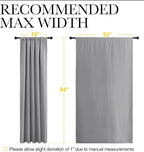 NICETOWN Blackout Curtains 84 inches Length - Image 7