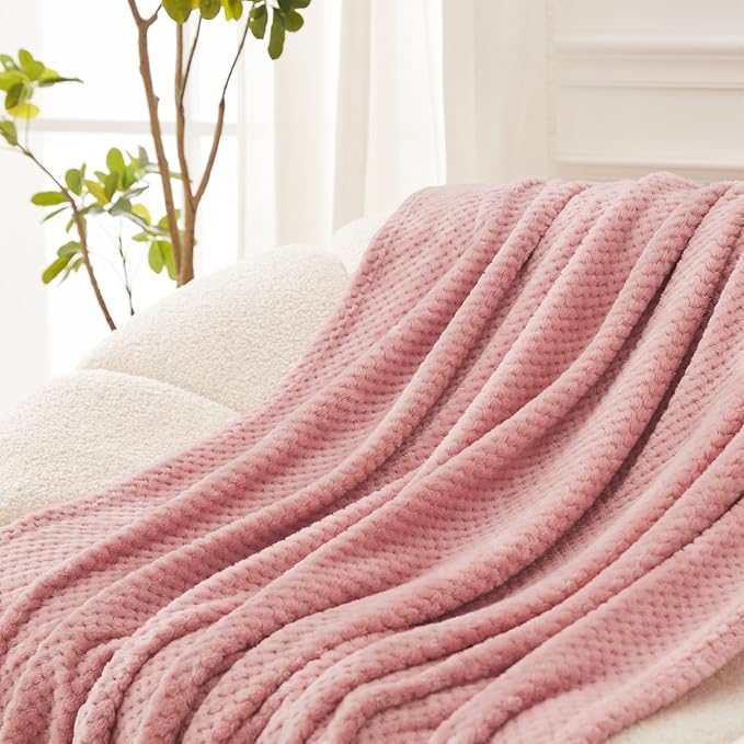 Exclusivo Mezcla Fleece Bed Blanket Queen Size, Super Soft and Warm Blankets - Image 5