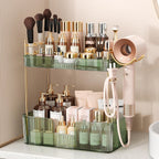 Bathroom Counter Organizer Makeup Organizer Countertop with Brush Holder