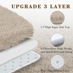 3x5 Rug, Bedside Preppy Dorm Area Rug, College Essentials Small Carpets - Image 3