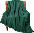 BEDELITE Fleece Blanket Twin Size Forest Green Throw Blankets by BEDELITE