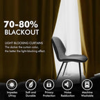 MIULEE Velvet Curtains Gold Elegant Grommet Curtains Fall Thermal Insulated - Image 4