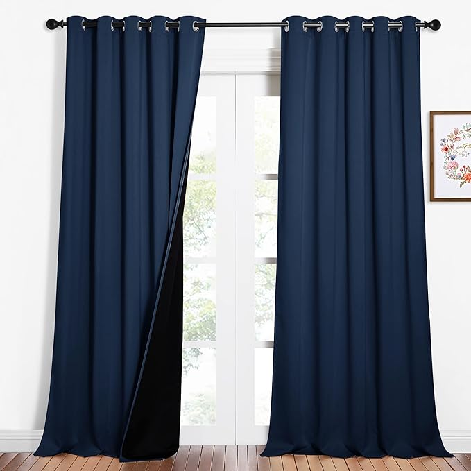 NICETOWN 100% Blackout Blinds, Laundry Room Decor Window Treatment Curtains by NICETOWN