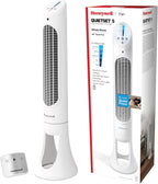 Honeywell QuietSet Whole Room Oscillating Tower Fan with Remote, White, HYF260