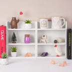 10"x 12" Small Trinket Display Shelf Shadow Box, White