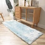 Ashler faux fur rug, Fluffy Shaggy Area Rug Ultra Soft 2.2 x 6 Feet Rectangle - Image 3