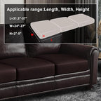 Leather Look Couch Cushion Covers Sofa Seat Slipcovers Sets Couches Furniture - Image 3