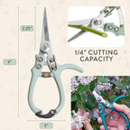 Modern Sprout Pruning Shears with Gray Holster Sheath Set