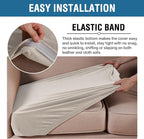 H.VERSAILTEX Velvet Stretch Couch Cushion Cover Plush Cushion Slipcover - Image 4