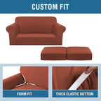 H.VERSAILTEX 3 Piece Stretch Sofa Covers - Image 4