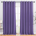 NICETOWN Lilac Purple Curtains 110 inches Long, Grommet Thermal Insulated by NICETOWN
