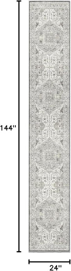 Madane Runner Rugs for Hallway 2x12 Extra Long Washable Non-Slip Hallway Runner - Image 2