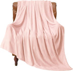 BEDELITE Fleece Blanket Pink Morn Throw Blankets by BEDELITE