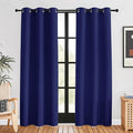 NICETOWN Blackout Window Curtains 80 inch Long, 2 Panels, 34 inch, Royal Blue by NICETOWN
