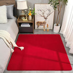 Amearea 4x4 Square Area Rugs for Bedroom Living Room, Modern Red Thickened - Image 7
