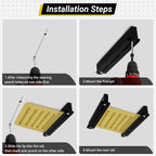 6-bin Overhead Garage Storage Rack, Ceiling Storage Racks