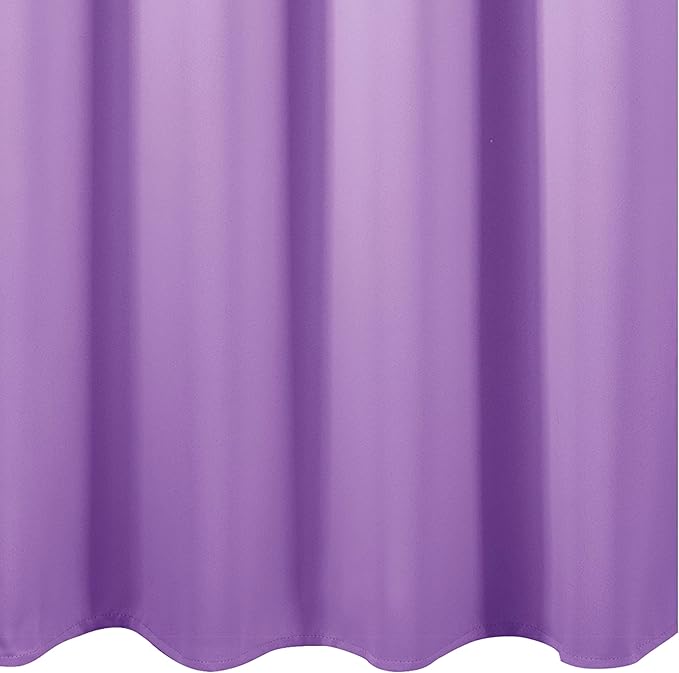 LEMOMO Lavender Blackout Curtains 66 x 63 Inch Length/Set of 2 Curtain - Image 9