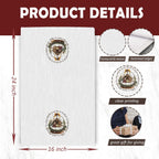 Christmas Nativity Christian Kitchen Towels, Matthew 1:21 Bible Verse Decor Dish Tea Towels for Kitchen, Winter Holiday Religious Xmas Hand Towel for Bathroom Decor, 16x24 Inches