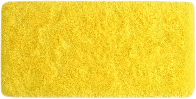 Amearea Shag Fluffy Small Rug, 2x4 Feet Throw Rugs - Image 9