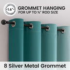 SimpleHome Blackout Curtains Ombre - Image 3